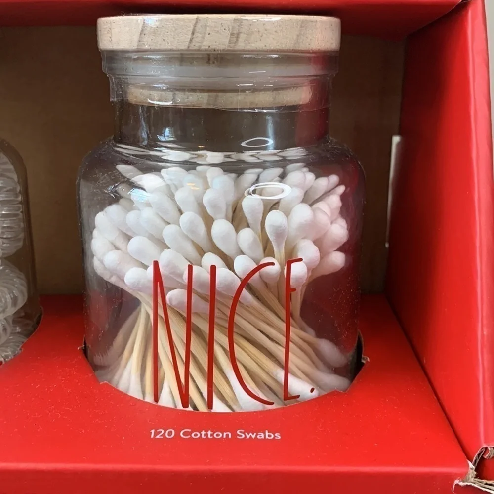 Rae Dunn Naughty & Nice Glass Jar Gift Set